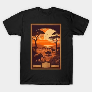 vintage travel of africa T-Shirt